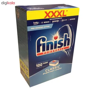 قرص ماشین ظرفشویی فینیش مدل classic بسته 100 عددی