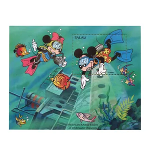 تمبر یادگاری مدل MICKEY AND MINNIE  کد 554