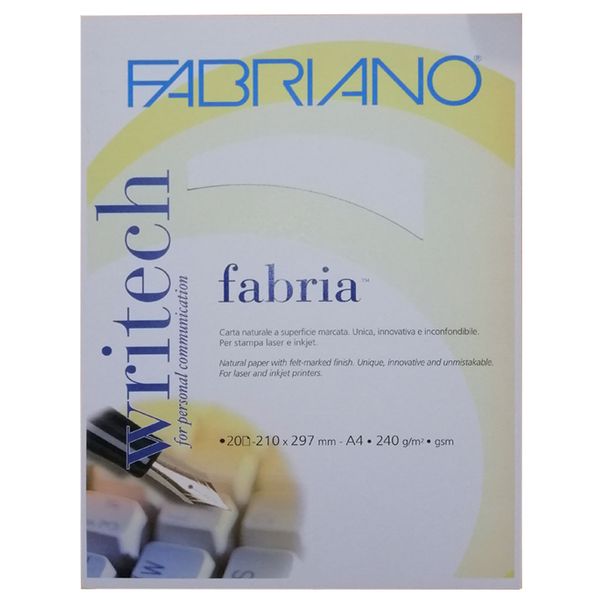 مقوا فابریانو مدل Fabria سایز 21x30 سانتی متر بسته 20 عددی