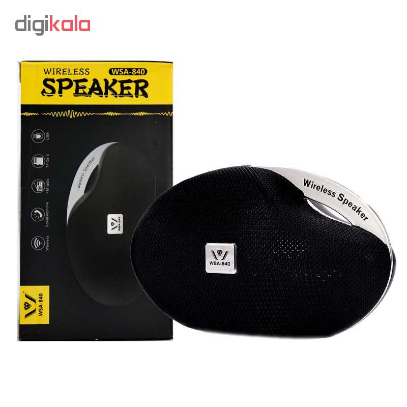اسپیکر بلوتوثی قابل حمل مدل WSA-840