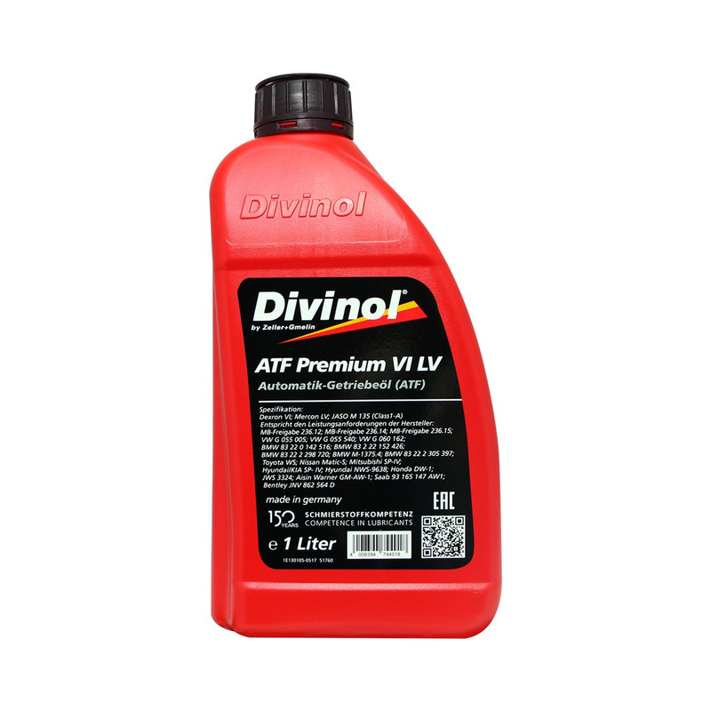 روغن گیربکس خودرو دیوینول مدل ATF Premium VI LV حجم 1000 میلی لیتر