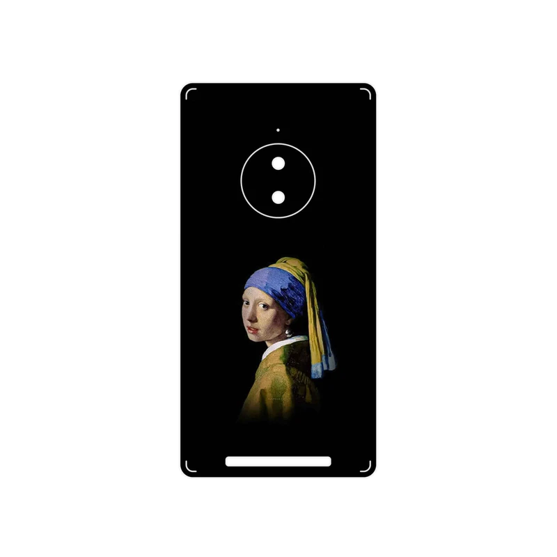 برچسب پوششی ماهوت مدل Girl with a Pearl Earring of Vermeer مناسب برای گوشی موبایل نوکیا Lumia 830