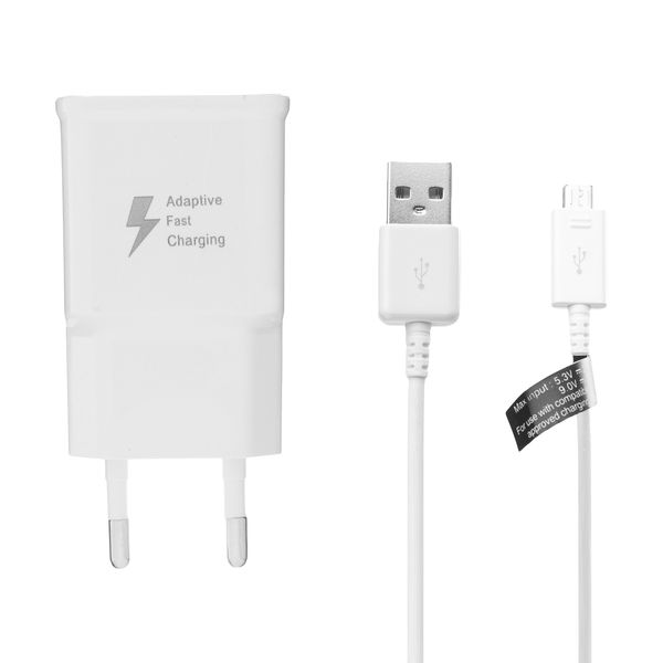 شارژر دیواری مدل EP-TA20EWE به همراه کابل تبدیل microUSB شارژر دیواری مدل EP-TA20EWE به همراه کابل تبدیل microUSB