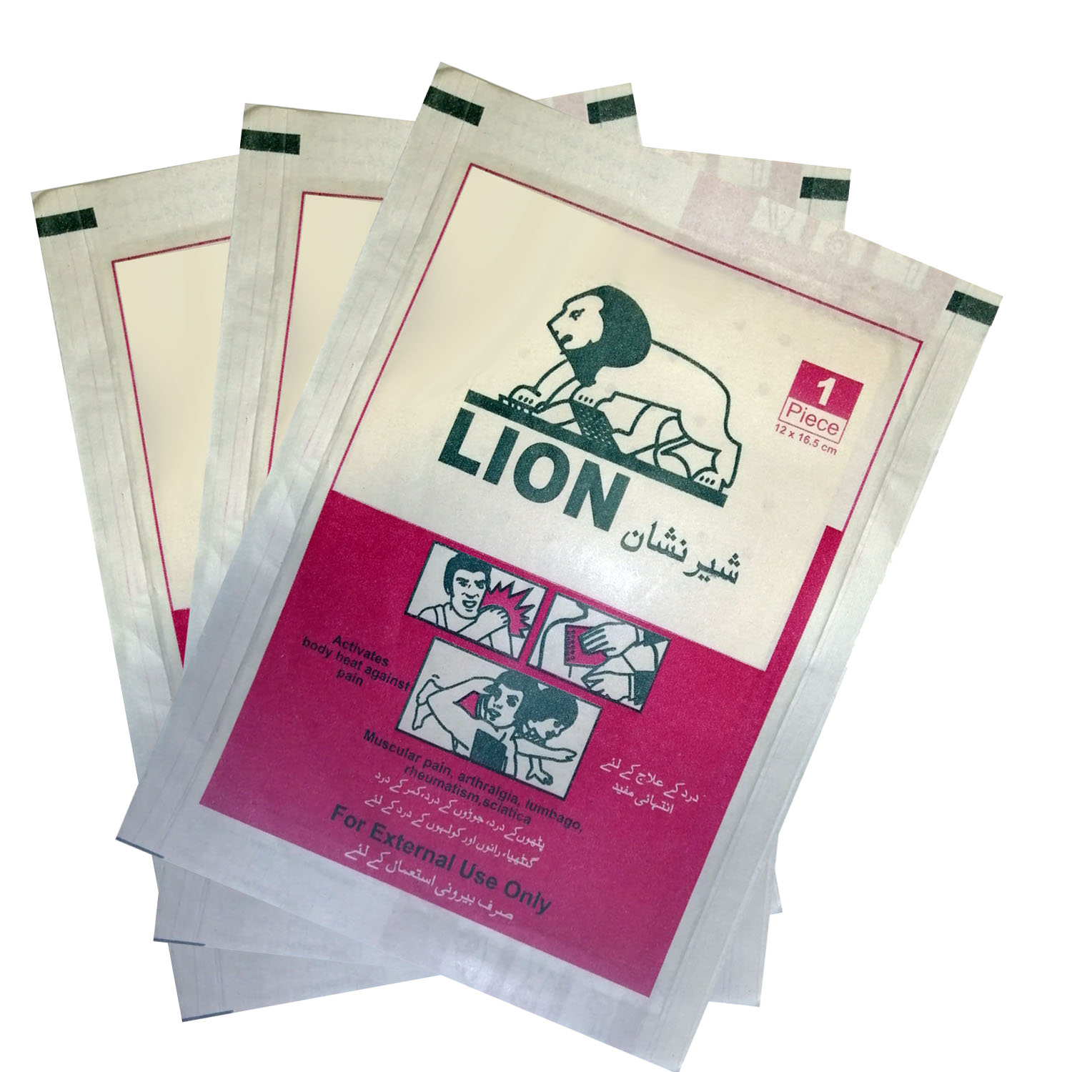 چسب ضد درد شیر نشان مدل D1 بسته 3 عددی