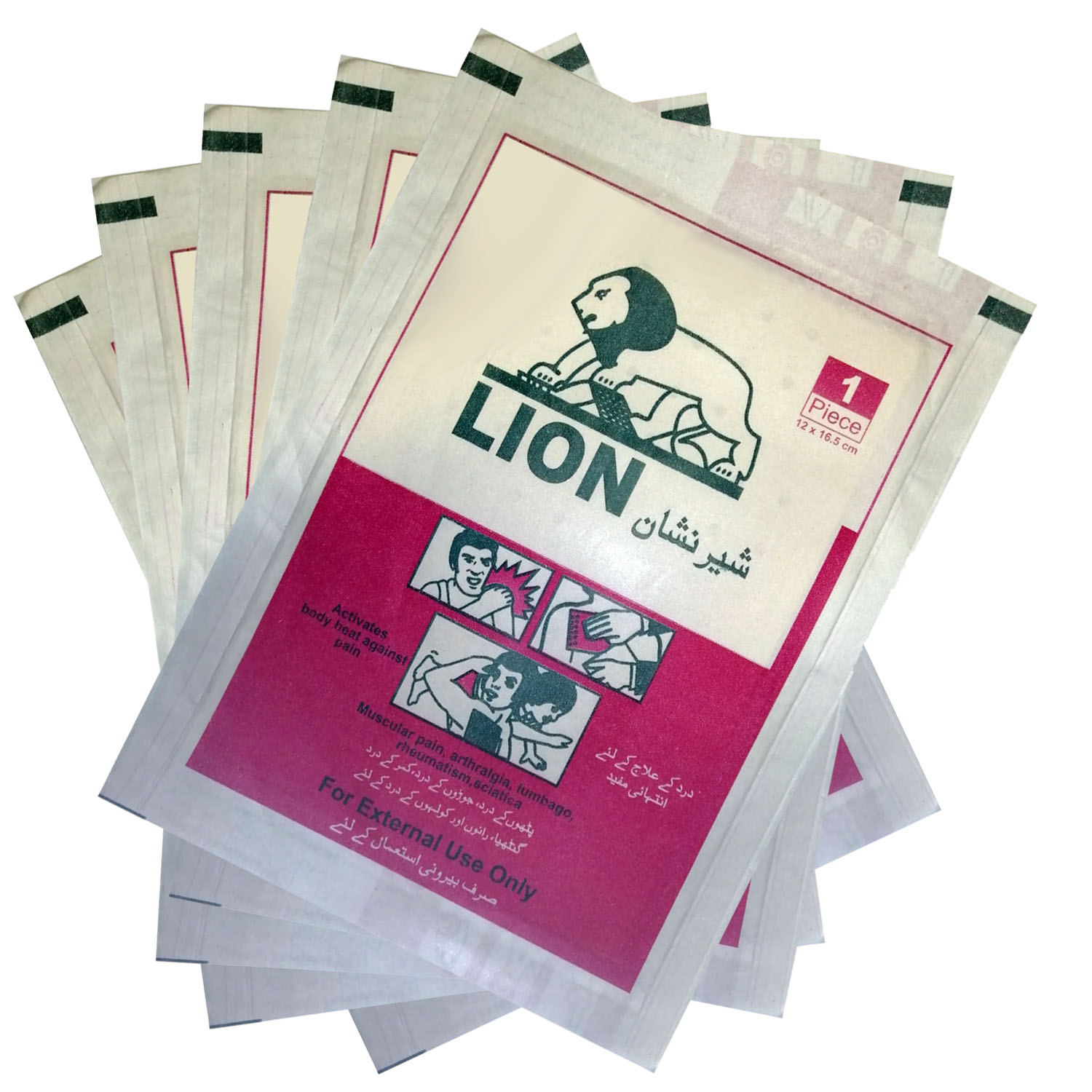 چسب ضد درد شیر نشان مدل D1 بسته 5 عددی