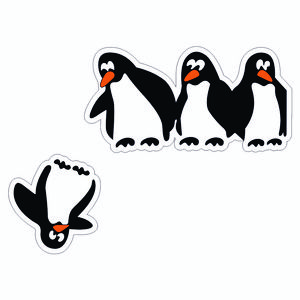 نقد و بررسی استیکر کلید پریز مستر راد طرح پنگوین ها بسته دو عددی توسط خریداران