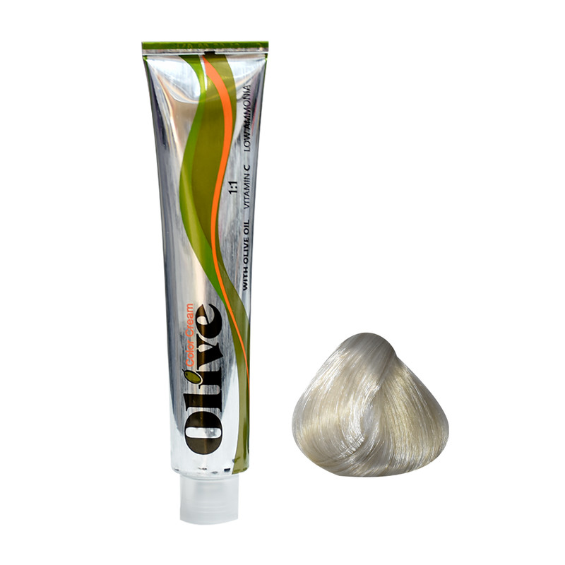 رنگ مو الیو شماره 11.1 حجم 100 میلی لیتر رنگ نقره ای استخوانی