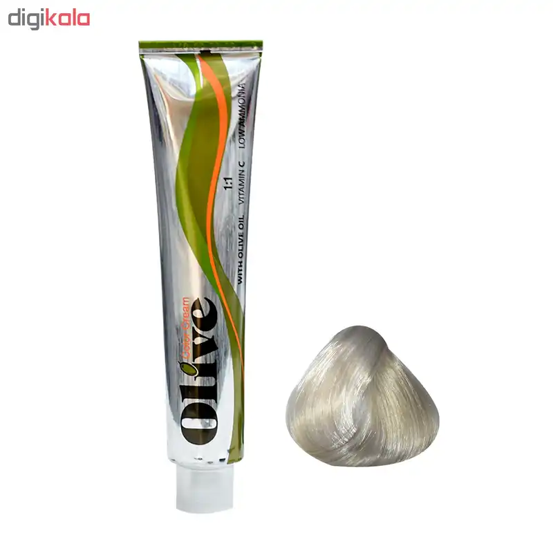 رنگ مو الیو شماره 11.1 حجم 100 میلی لیتر رنگ نقره ای استخوانی