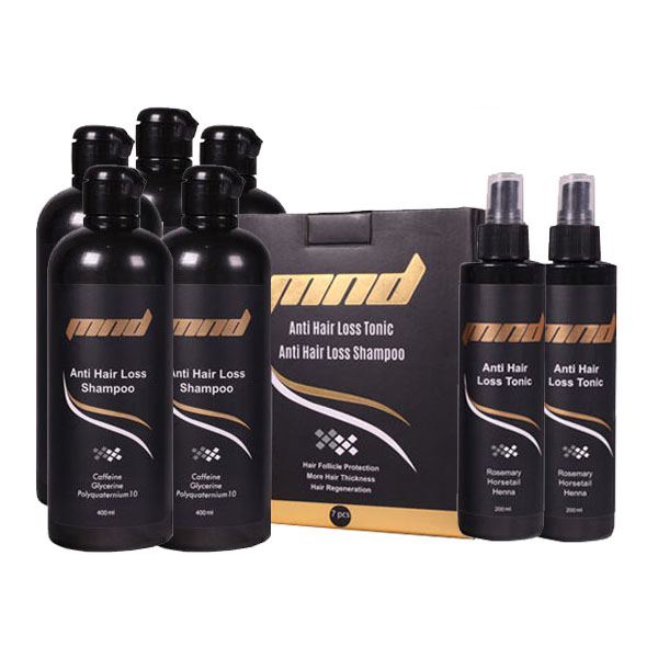 مجموعه شامپو و تونیک مو ام ان دی مدل K1 بسته 7 عددی