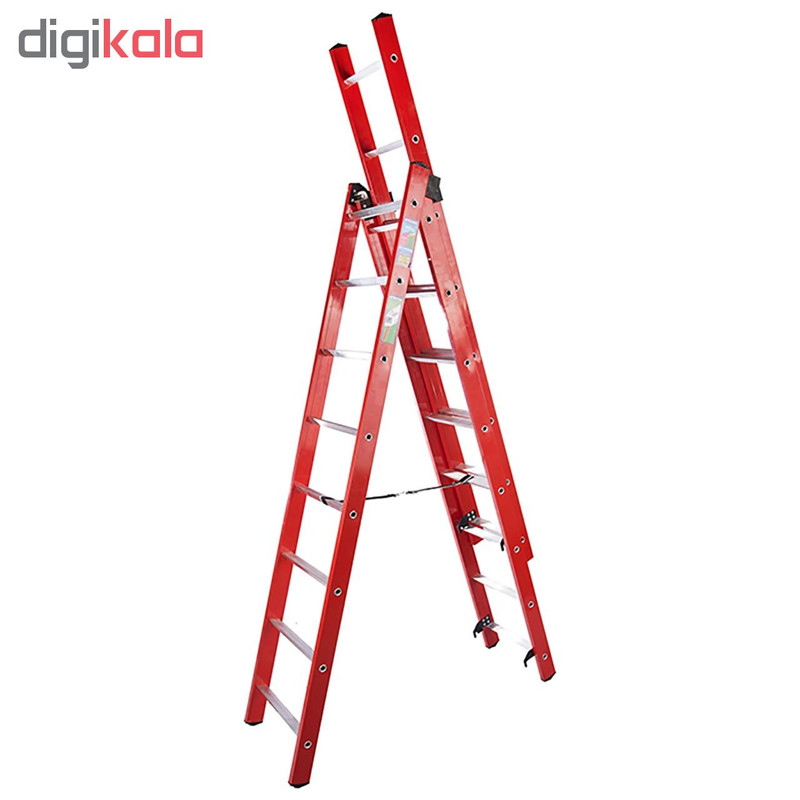 نردبان 24 پله آلومینیوم صنعت کد 824 نردبان 24 پله آلومینیوم صنعت کد 824