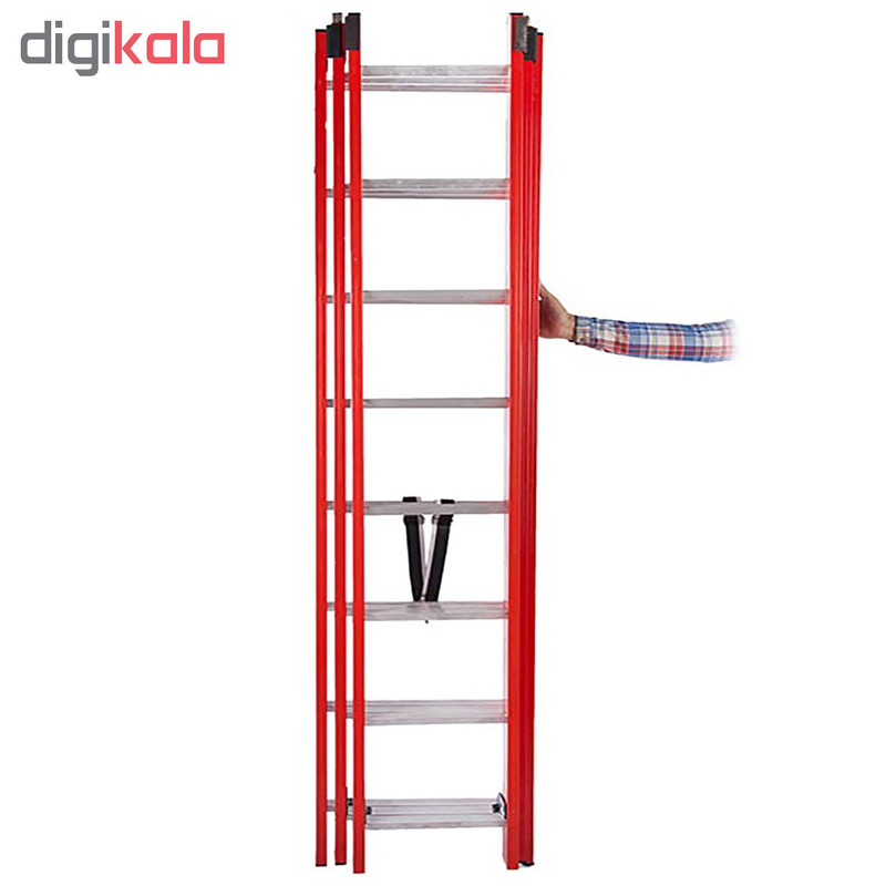 نردبان 24 پله آلومینیوم صنعت کد 824 نردبان 24 پله آلومینیوم صنعت کد 824