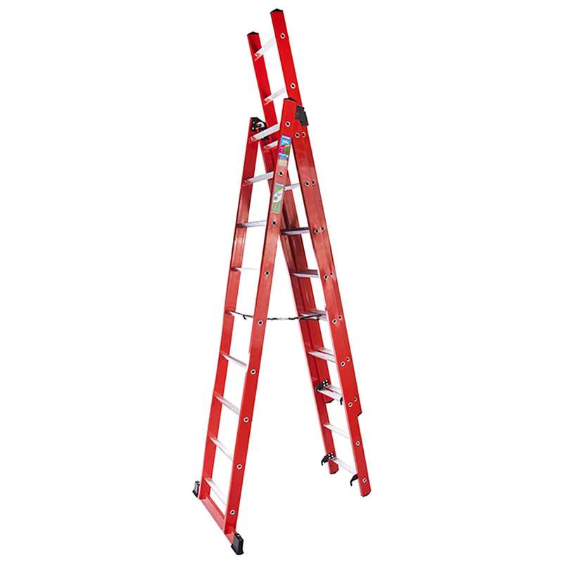 نردبان 28 پله آلومینیوم صنعت کد 828