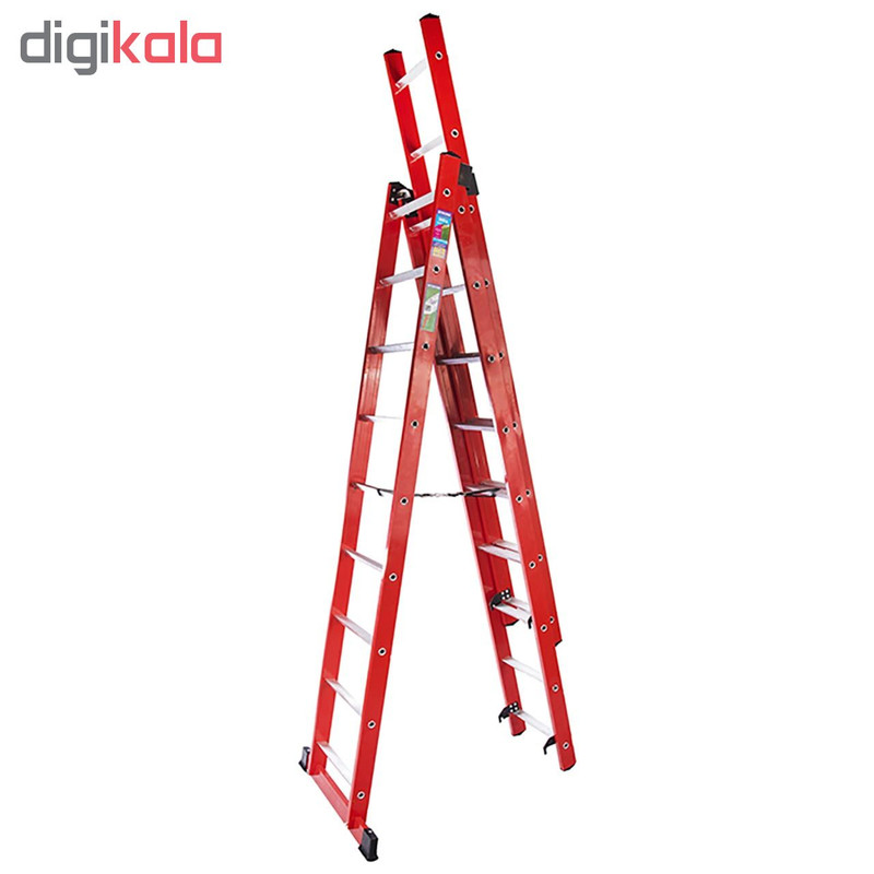 نردبان 28 پله آلومینیوم صنعت کد 828