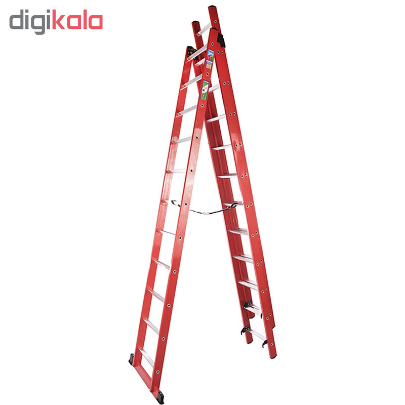 نردبان 34 پله آلومینیوم صنعت کد 834 نردبان 34 پله آلومینیوم صنعت کد 834