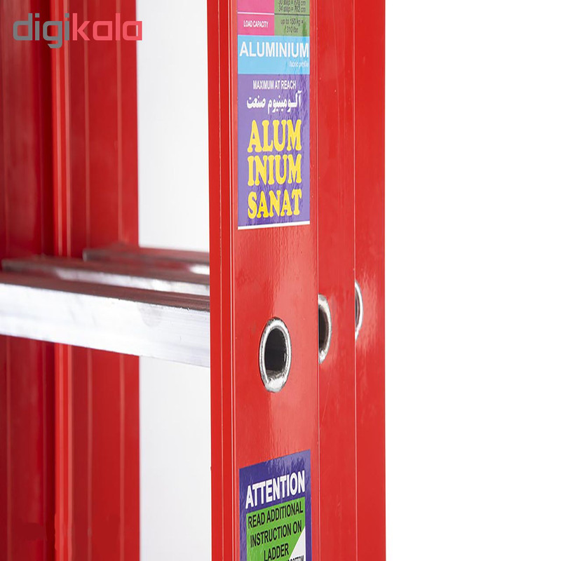 نردبان 34 پله آلومینیوم صنعت کد 834 نردبان 34 پله آلومینیوم صنعت کد 834