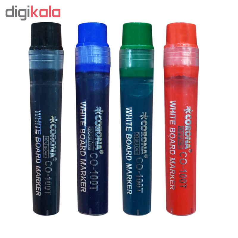 جوهر ماژیک وایت برد کرونا کد 100 بسته 36 عددی