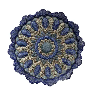 بشقاب میناکاری مسی کد 1040