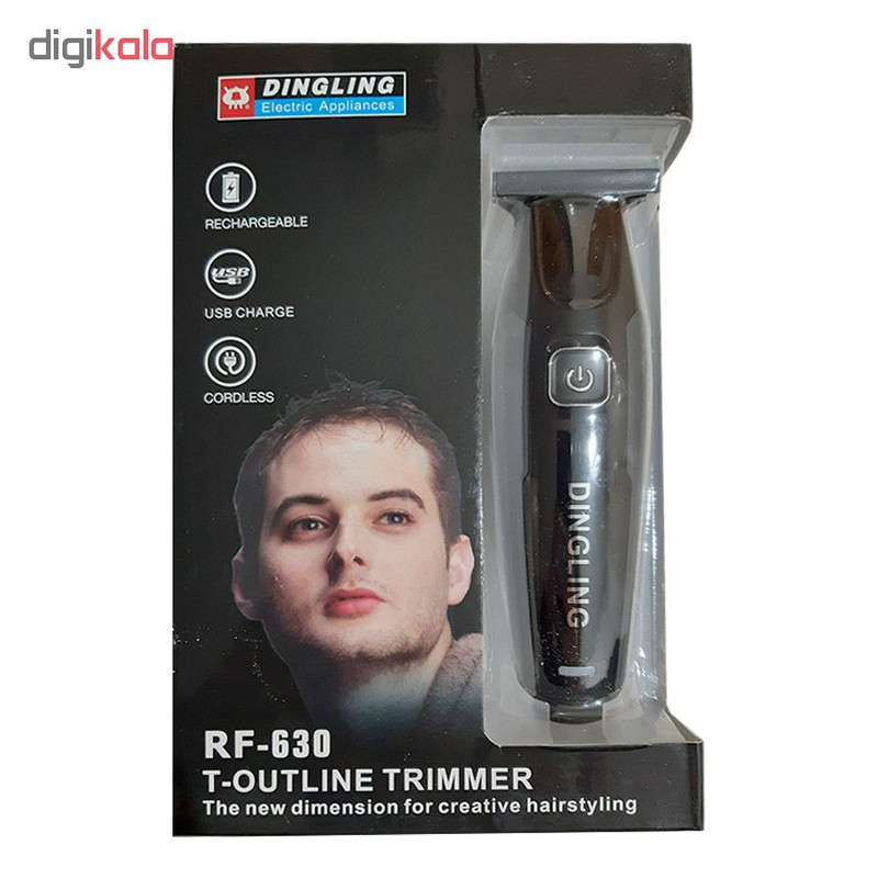ماشین اصلاح موی صورت و بدن دینگ لینگ مدل RF-630 ماشین اصلاح موی صورت و بدن دینگ لینگ مدل RF-630