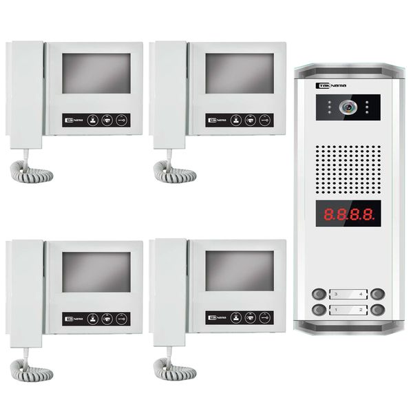 درب بازکن تصویری تک نما مدل D43-4V مجموعه ۵ عددی درب بازکن تصویری تک نما مدل D43-4V مجموعه ۵ عددی
