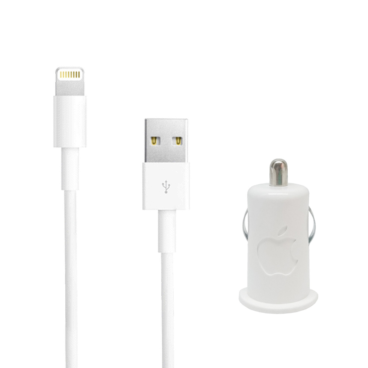 شارژر فندکی مدل CC001 به همراه کابل تبدیل لایتنینگ