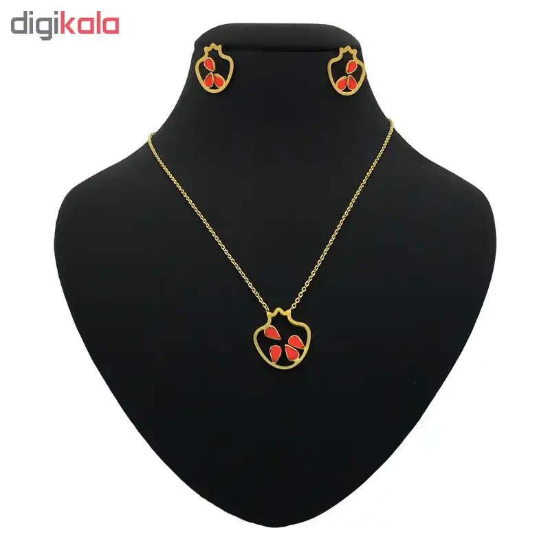 نیم ست زنانه طرح انار کد 739