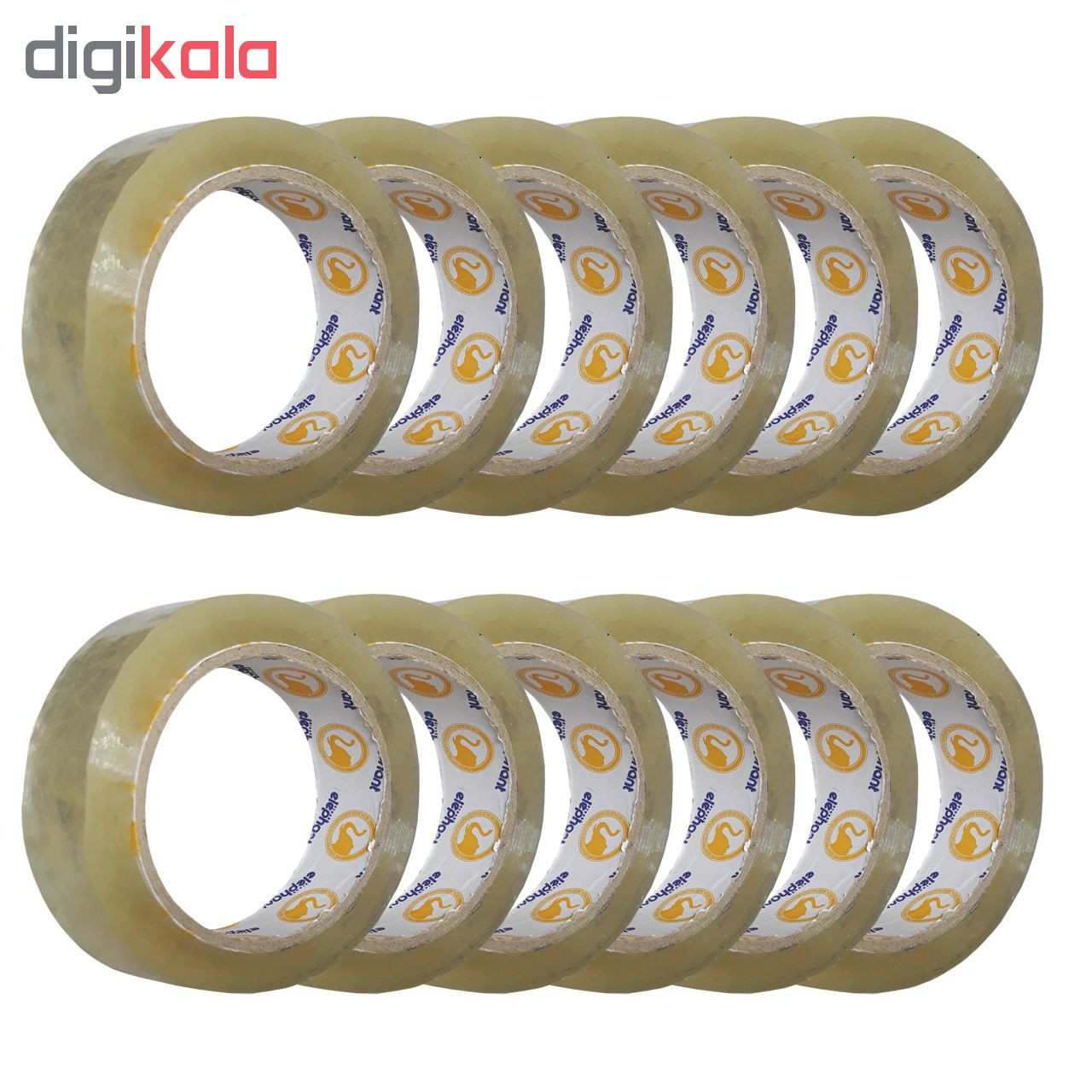 چسب نواری بلک الفنت کد 88 عرض 2 سانتی متر بسته 12 عددی