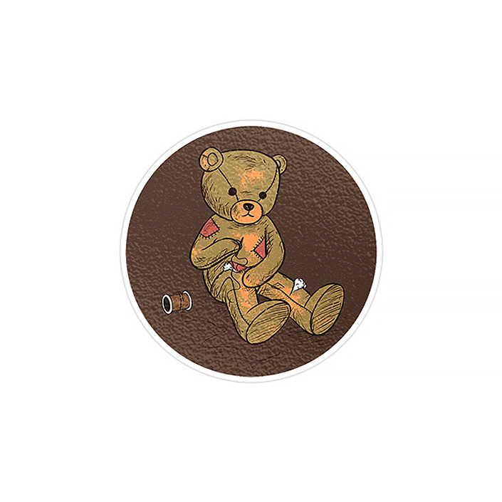 استیکر لپ تاپ ماسا دیزاین طرح عروسک مدل STK284