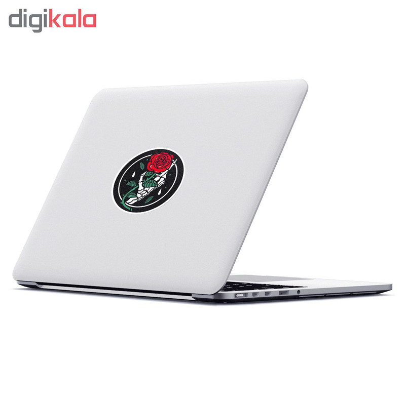 استیکر لپ تاپ ماسا دیزاین طرح گل مدل STK289