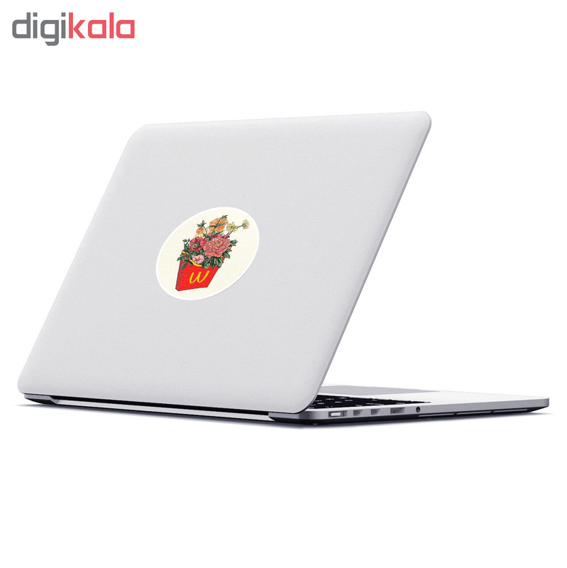 استیکر لپ تاپ ماسا دیزاین طرح گل مدل STK291
