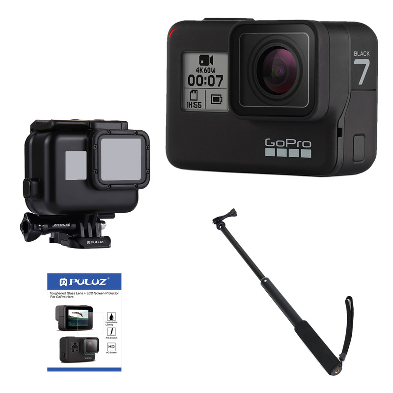 دوربین فیلم برداری ورزشی گوپرو مدل HERO7 Black Quick Stories به همراه لوازم جانبی پلوز