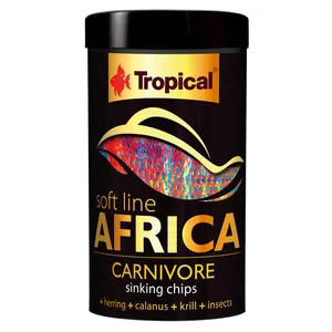 غذای ماهی تروپیکال مدل  SOFT LINE Africa Carnivor کد025 وزن 52 گرم