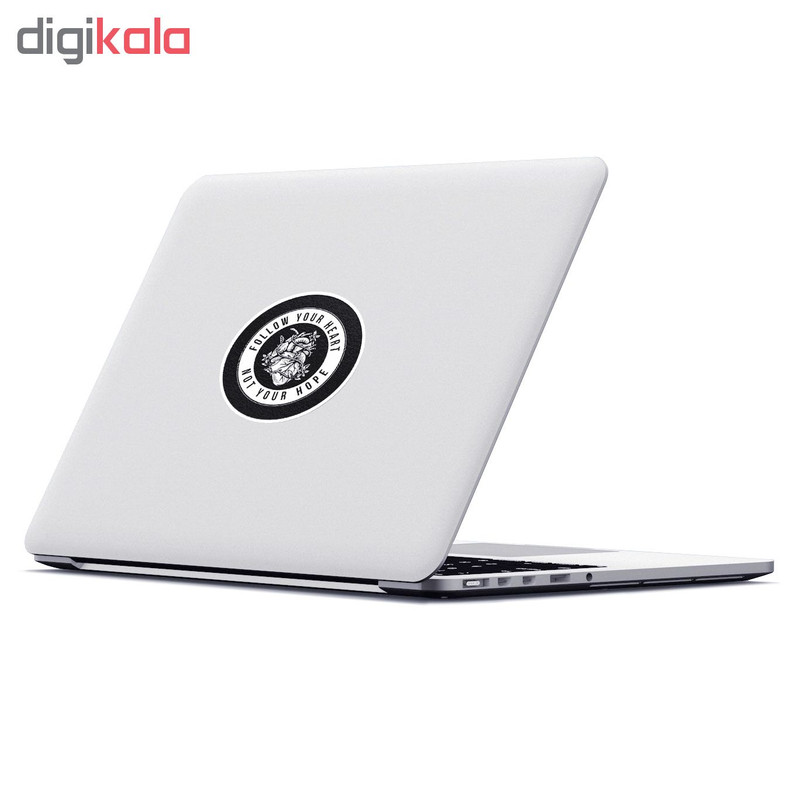 استیکر لپ تاپ ماسا دیزاین طرح قلب مدل STK309