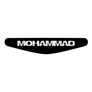 نقد و بررسی برچسب لایت بار دسته پلی استیشن 4 ونسونی طرح NameMOHAMMAD توسط خریداران