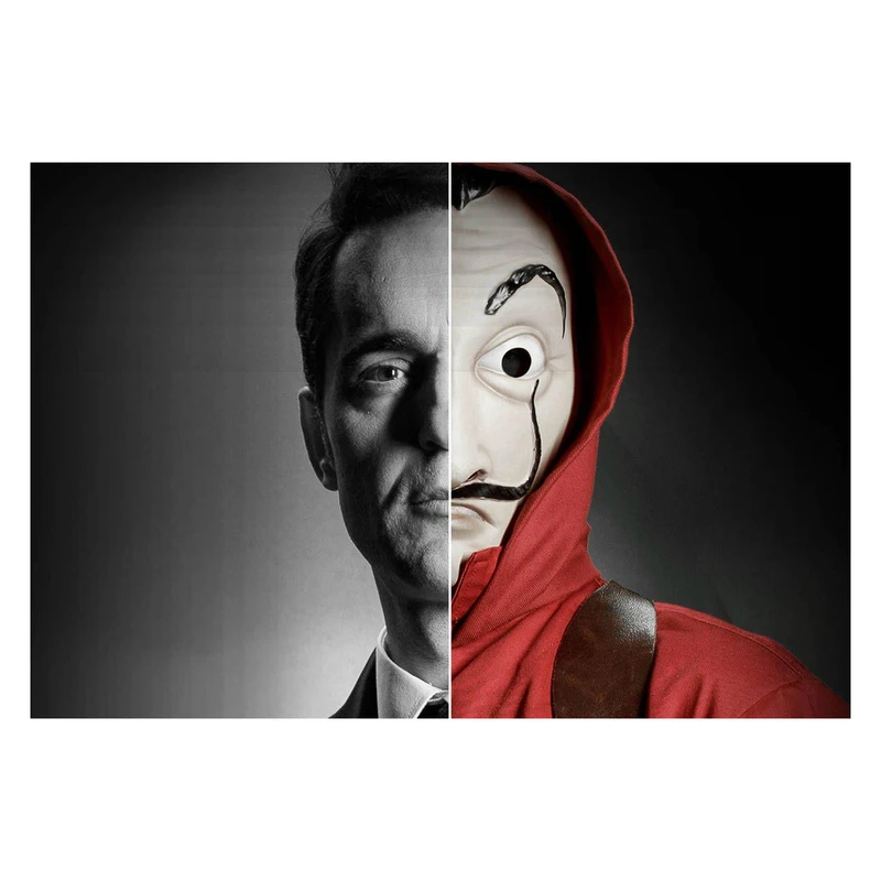 پوستر مدل مانی هیست Money Heist خانه کاغذی کد 2481