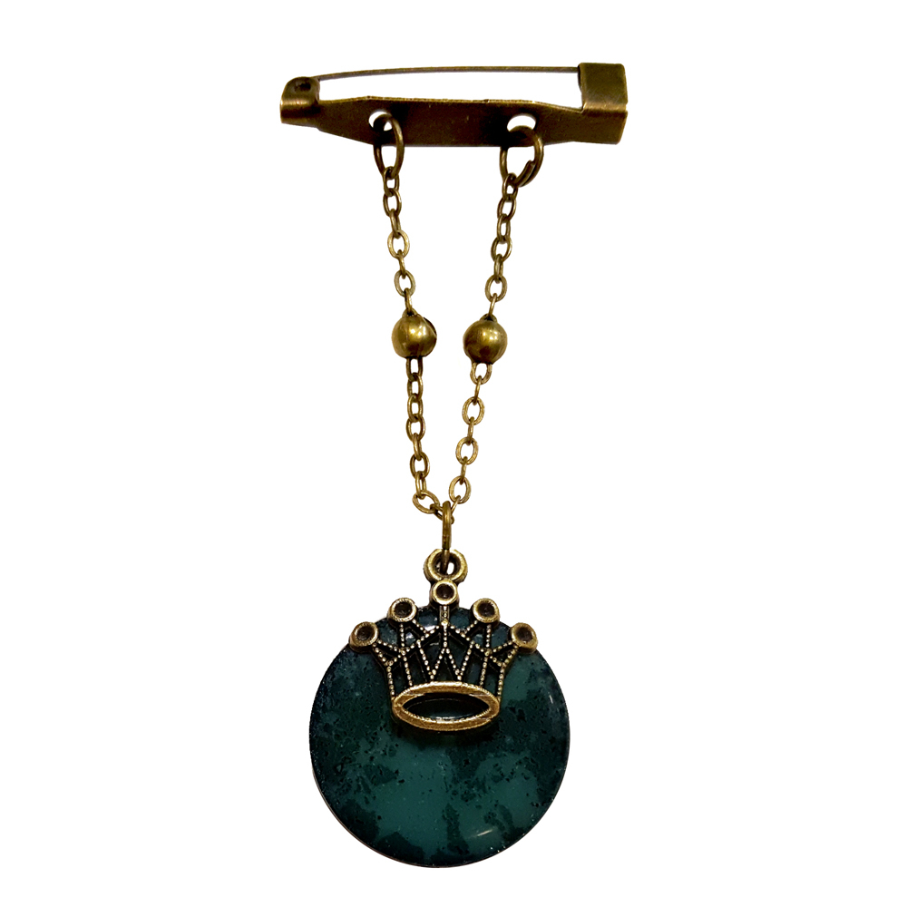 سنجاق سینه مدل تاج کد  PM 337