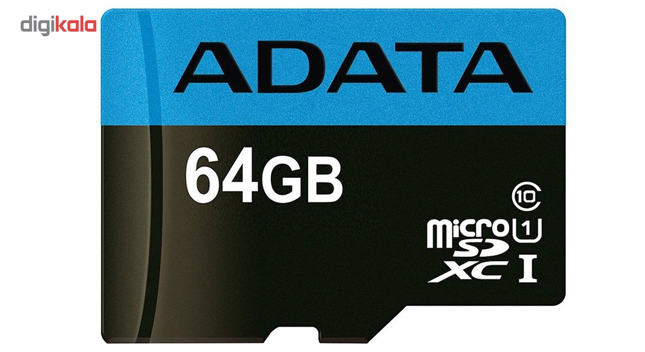 کارت حافظه microSDXC ای دیتا مدل Premier کلاس 10 استاندارد UHS-I U1 سرعت 85MBps ظرفیت 64 گیگابایت main 1 1