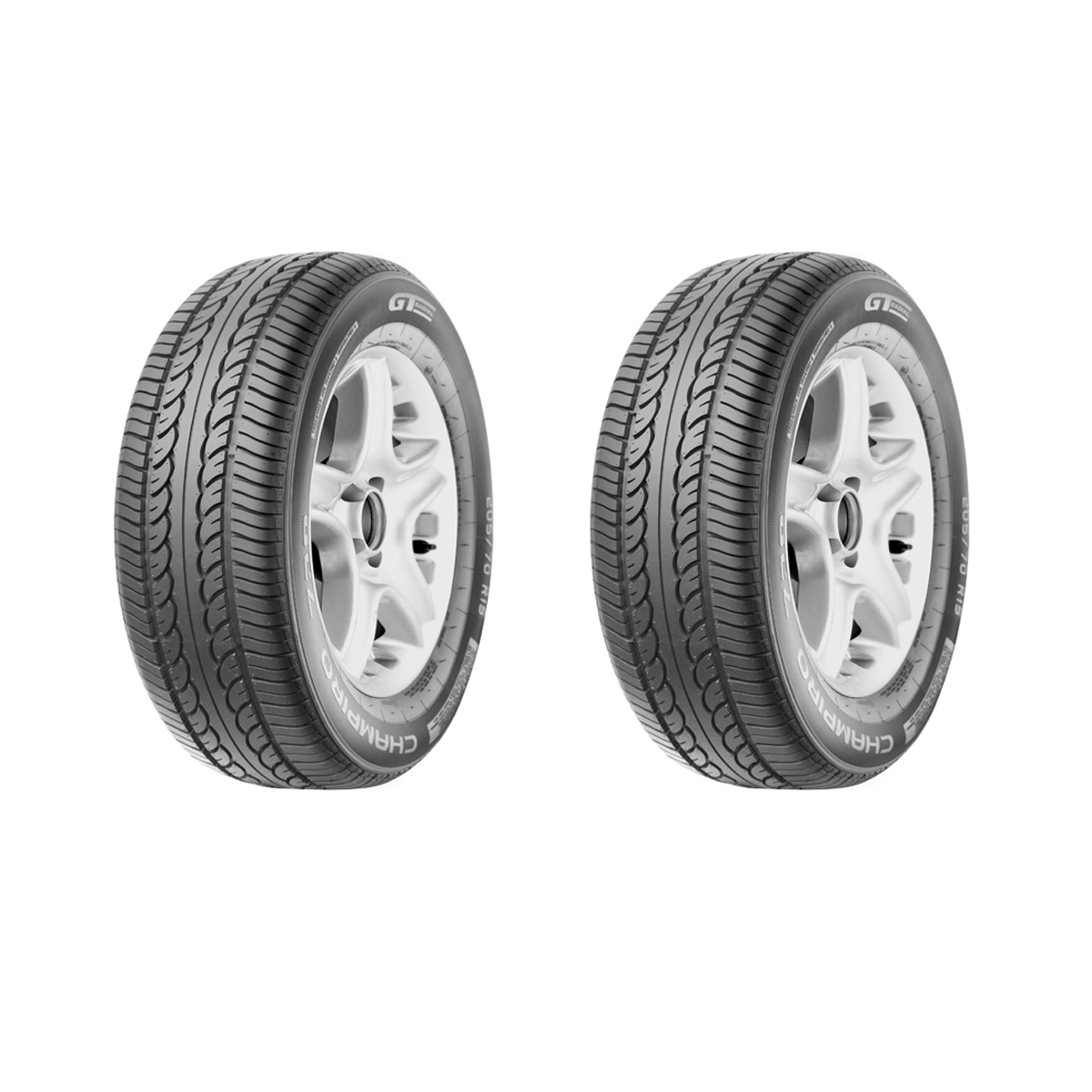 لاستیک خودرو جی تی مدل CHAMPIRO سایز 205/75R14 - دو حلقه