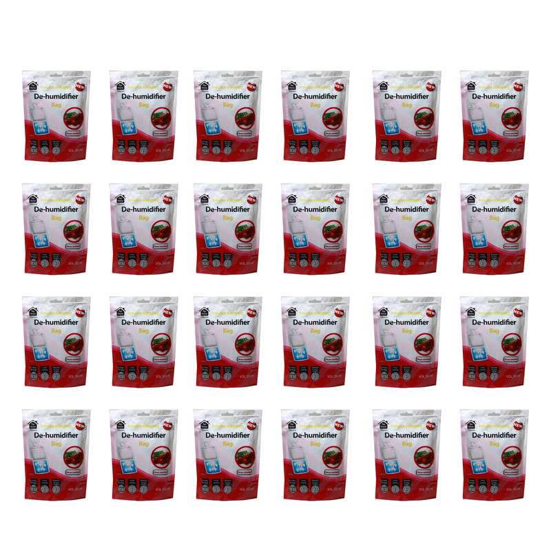 رطوبت گیر مدل رز حجم 500 میلی لیتر مجموعه 24 عددی