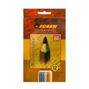 مداد رنگی 12 رنگ جولی مدل extra big