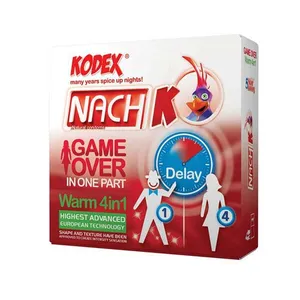  کاندوم ناچ کدکس مدل GAME OVER WARM بسته 3 عددی 
