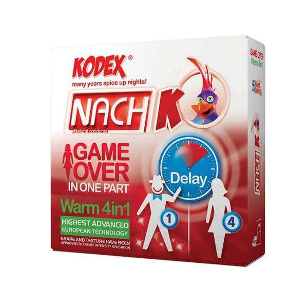 کاندوم ناچ کدکس مدل GAME OVER WARM بسته 3 عددی کاندوم ناچ کدکس مدل GAME OVER WARM بسته 3 عددی