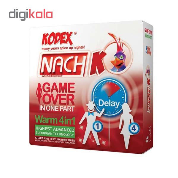 کاندوم ناچ کدکس مدل GAME OVER WARM بسته 3 عددی کاندوم ناچ کدکس مدل GAME OVER WARM بسته 3 عددی