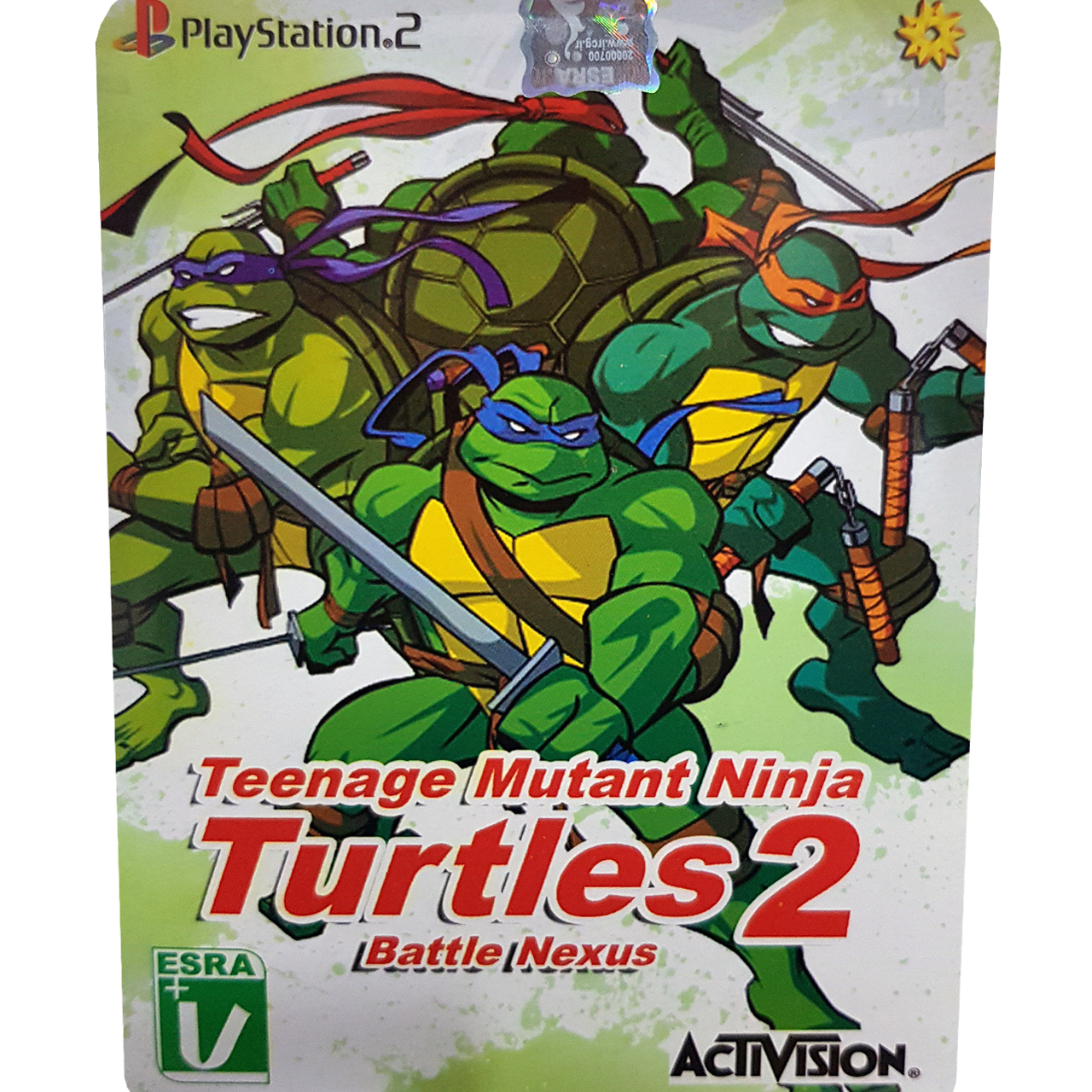 بازی Teenage Mutant Ninja Turtles 2 Battle Nexus مخصوص PS2 نشر لوح زرین