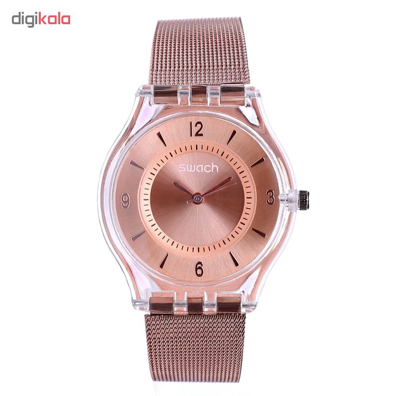 ساعت مچی عقربه ای زنانه مدل SW 7575 -SHA-RZ-RZ ساعت مچی عقربه ای زنانه مدل SW 7575 -SHA-RZ-RZ