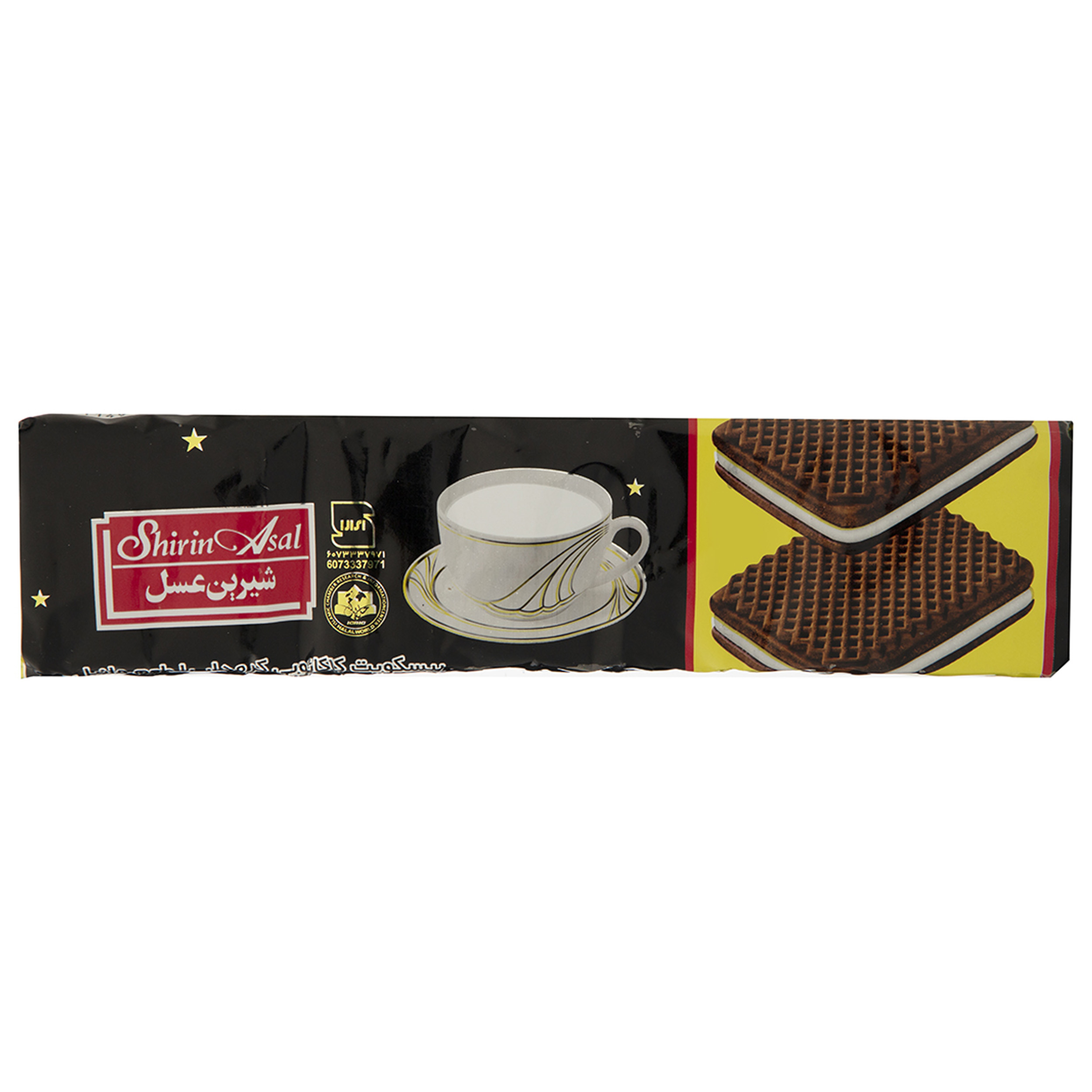 بیسکویت شیرین عسل با طعم کاکائو مقدار 120 گرم