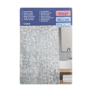 پرده حمام کلین ولک کد 5174116305 سایز 180 × 200 سانتی‌ متر
