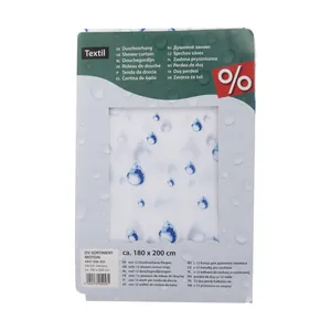 پرده حمام کلین ولک کد 1-4947000305 سایز 180 × 200 سانتی‌ متر