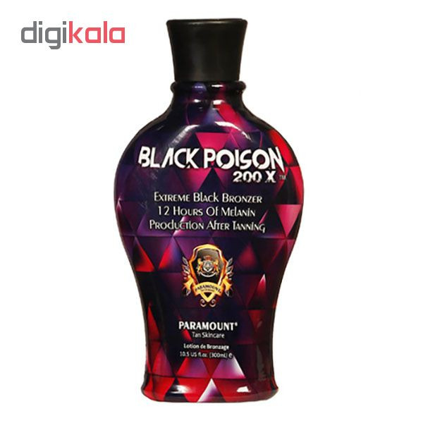 لوسیون سولاریوم پارامونت مدل Black Posion حجم 300 میلی لیتر لوسیون سولاریوم پارامونت مدل Black Posion حجم 300 میلی لیتر