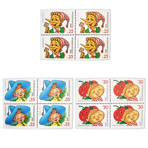 تمبر یادگاری مدل کارتونی کد 444 مجموعه 12 عددی