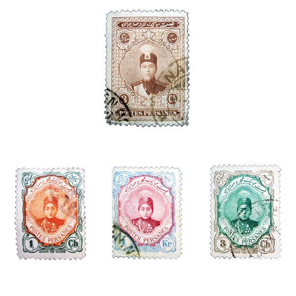 تمبر یادگاری سری قاجار مدل احمدی کد 1asb512 مجموعه 4 عددی تمبر یادگاری سری قاجار مدل احمدی کد 1asb512 مجموعه 4 عددی